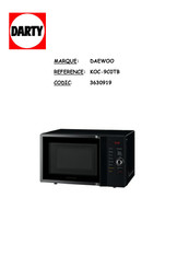 Daewoo Electronics KOC-9C0TB Notice D'utilisation