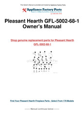 Pleasant Hearth GLF-5002-50 Mode D'emploi