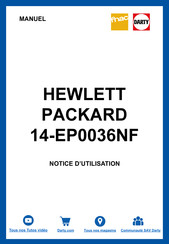 HP 14-EP0036NF Manuel De L'utilisateur