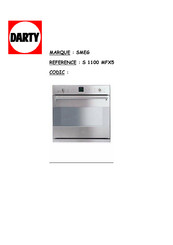 Smeg S 1100 MFX5 Mode D'emploi