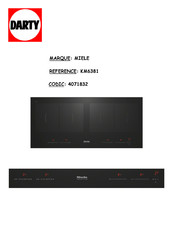 Miele KM 6381 Mode D'emploi Et Instructions De Montage