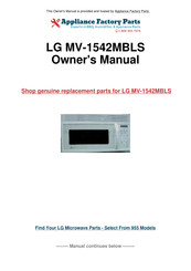 LG MMV5156AC Guide De L'utilisateur