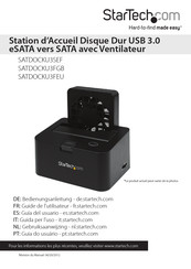 StarTech SATDOCKU3FGB Guide De L'utilisateur