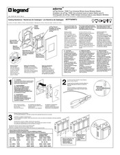 Legrand Adorne ADTP700RMTU Guide Rapide