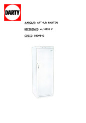 Electrolux ARTHUR MARTIN AU 8296C Mode D'emploi