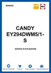 Candy EY294DWM5/1-S Mode D'emploi