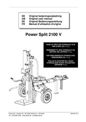 Texas A/S Power Split 2100 V Manuel D'utilisation D'origine