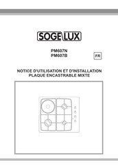 SOGELUX PM607N Notice D'utilisation Et D'installation