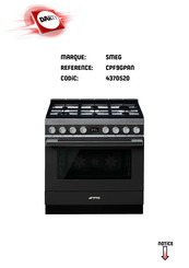 Smeg CPF9GPAN Mode D'emploi