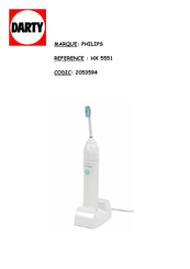 Philips Sonicare Elite HX5551 Manuel D'utilisation