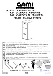 Gami JAZZ PLUS AULNE K26 Instructions De Montage