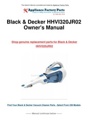 Black & Decker HHVI320JR02 Manuel D'instructions