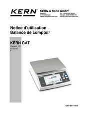 KERN GAT 30K-3 Notice D'utilisation