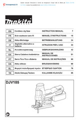 Makita DJV185ZJ Manuel D'instructions