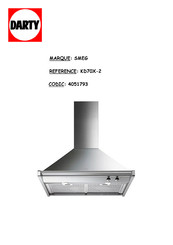 Smeg KD70X-2 Manuel D'instructions