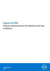 Dell P107F Guide De Maintenance