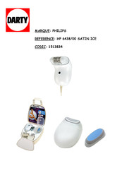 Philips HP6438/00 Satin Ice Manuel D'utilisation