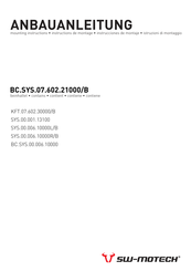 SW-Motech BC.SYS.07.602.21000/B Instructions De Montage