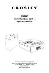 Crosley CR6041A Manuel D'utilisation