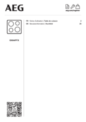 AEG GI844FFX Notice D'utilisation