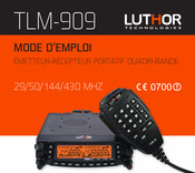 Luthor TLM-909 Mode D'emploi