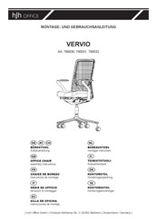 hjh OFFICE VERVIO 790032 Instructions De Montage