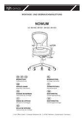 hjh OFFICE NOWUM 881001 Instructions De Montage