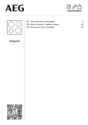 AEG TI64IB1FIZ Notice D'utilisation