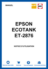 Epson Ecotank L5310 Serie Guide D'utilisation