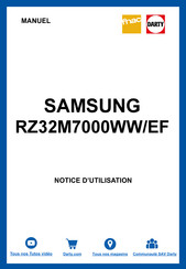 Samsung RZ32M Série Manuel D'utilisation