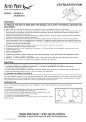 aero pure AP200DH-S Manuel D'utilisation