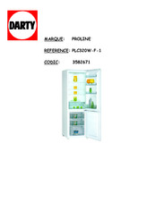 Proline PLC320W-F-1 Mode D'emploi