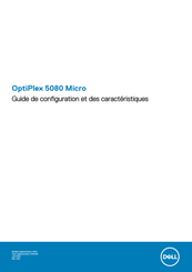 Dell OptiPlex 5080 Micro Guide De Configuration Et Des Caractéristiques