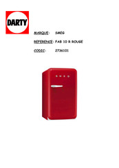 Smeg FAB 10 R Mode D'emploi