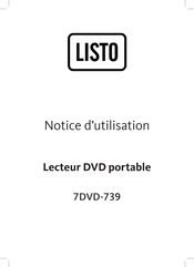 Listo 7DVD-739 Notice D'utilisation