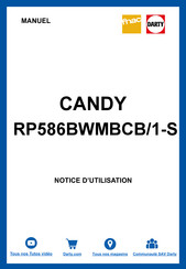 Candy RP586BWMBCB/1-S Notice D'utilisation