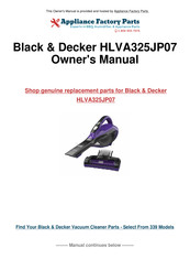 Black & Decker HLVA325BP Mode D'emploi