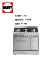 Smeg CG92PX8 Mode D'emploi