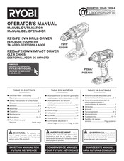 Ryobi P235A Manuel D'utilisation