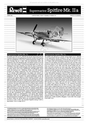 REVELL Supermarine Spitfire Mk. IIa Mode D'emploi