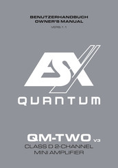 ESX Quantum QM-TWOV3 Mode D'emploi