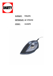 Philips GC 4720/02 Mode D'emploi