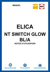 Elica NT SWITCH GLOW BL/A Prescriptions De Montage Et Mode D'emploi