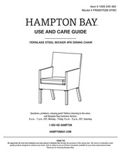 HAMPTON BAY 1005 045 465 Guide D'utilisation Et D'entretien