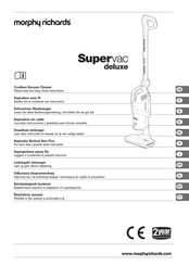 Morphy Richards Supervac deluxe Instructions