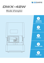 DGSHAPE DWX-42W Mode D'emploi