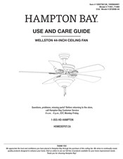 HAMPTON BAY 1000756138 Guide D'utilisation Et D'entretien