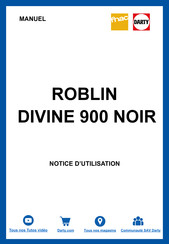 ROBLIN DIVINE 900 Manuel D'utilisation