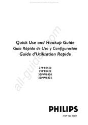 Philips 32PW8422 Guide D'utilisation Rapide