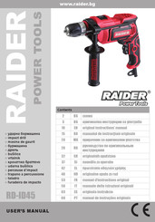 Raider RD-ID45 Manuel D'utilisation